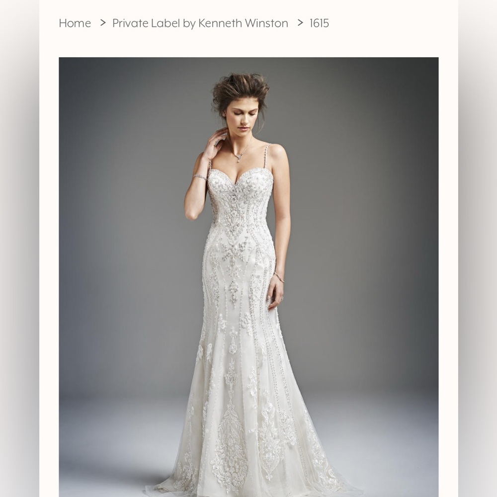 Kenneth Winston Style 1615 Wedding Gown